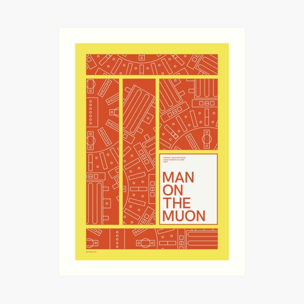 Man on the Muon Art Print