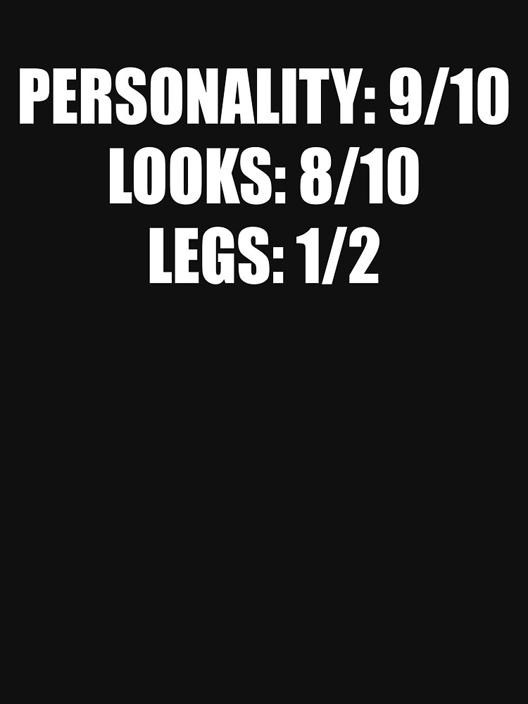 "Leg Amputee Joke" T-shirt by SQWEAR | Redbubble