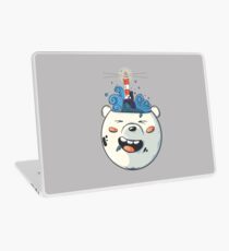 Ice Bear Get Idea. We Bare Bears fan art. Laptop Skin