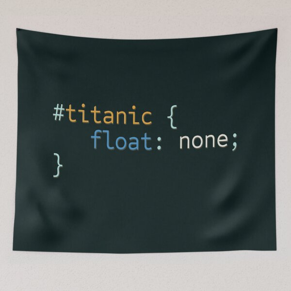 Item preview, CSS Programming Titanic Funny Gift designed and sold by talisman66.