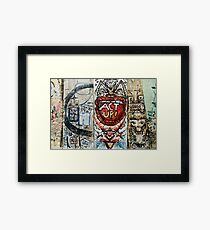 Berlin Wall - Act Up! Framed Print