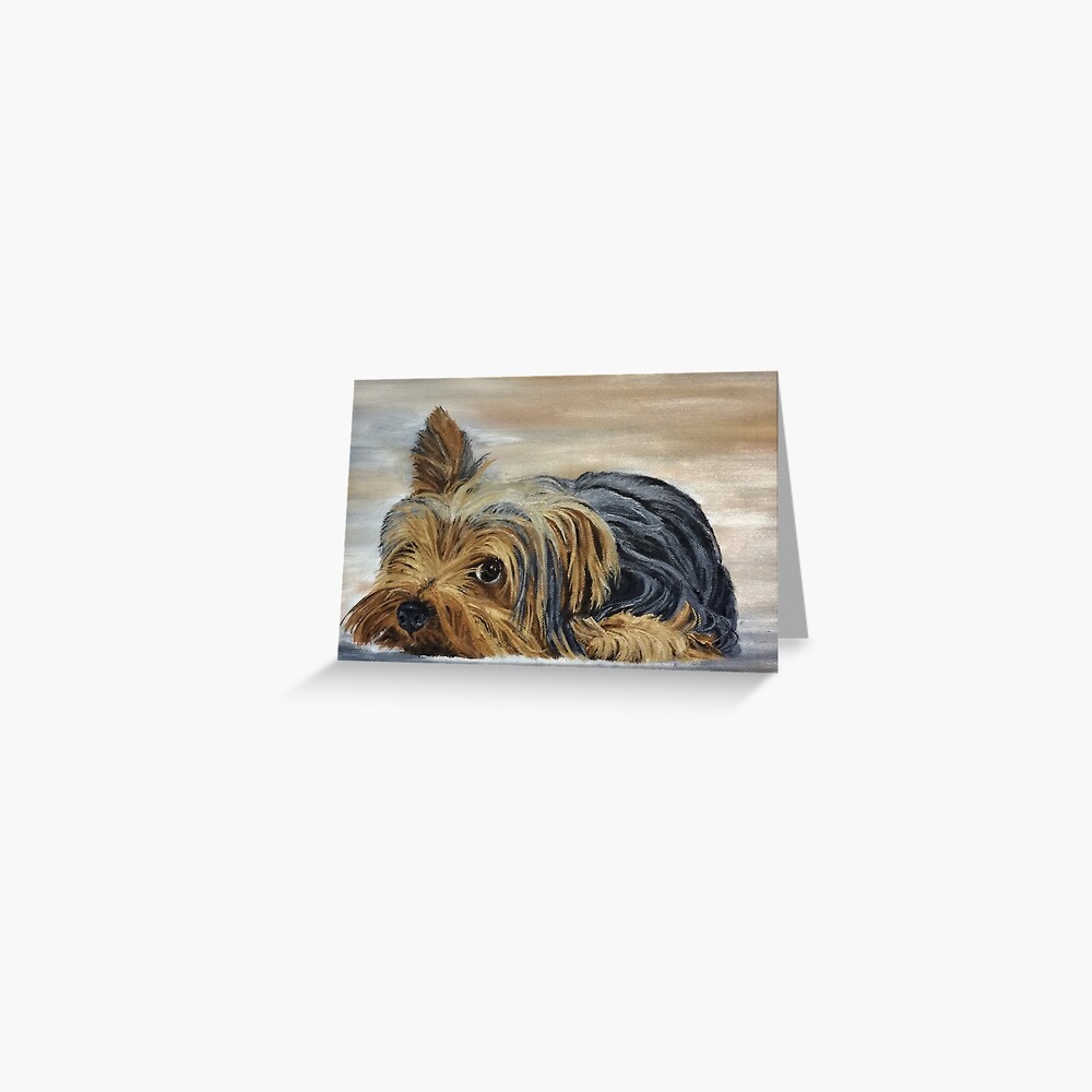 Yorkshire Terrier Appeal Greeting Card (Blank) Greeting Card