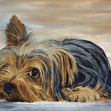 Artwork thumbnail, Yorkshire Terrier Appeal Greeting Card (Blank) by EuniceWilkie
