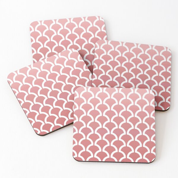 Item preview, Mushroom fan Pattern 468 Dusty Rose Gradation designed and sold by tonymagnerart.