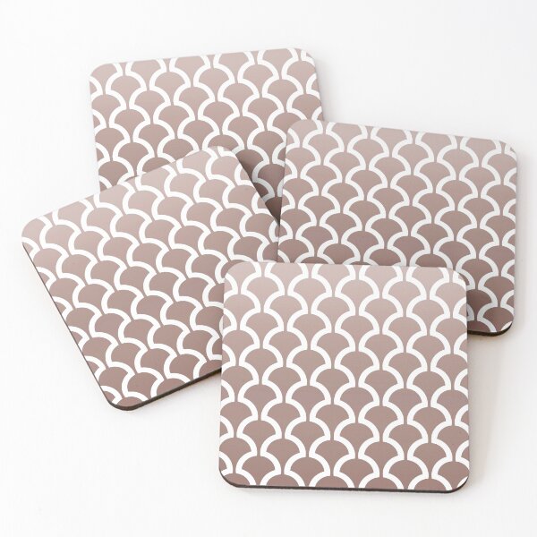 Item preview, Mushroom fan Pattern 469 Beige Gradation designed and sold by tonymagnerart.