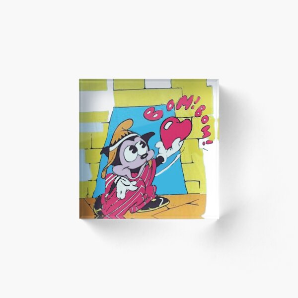 Betty Boop and Bimbo Freddie top Acrylic Block