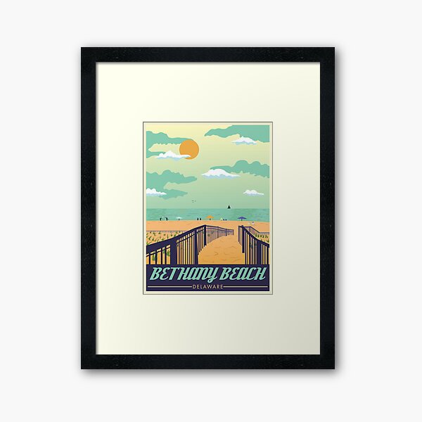 Item preview, Bethany Beach Travel Poster designed and sold by tpcart630.