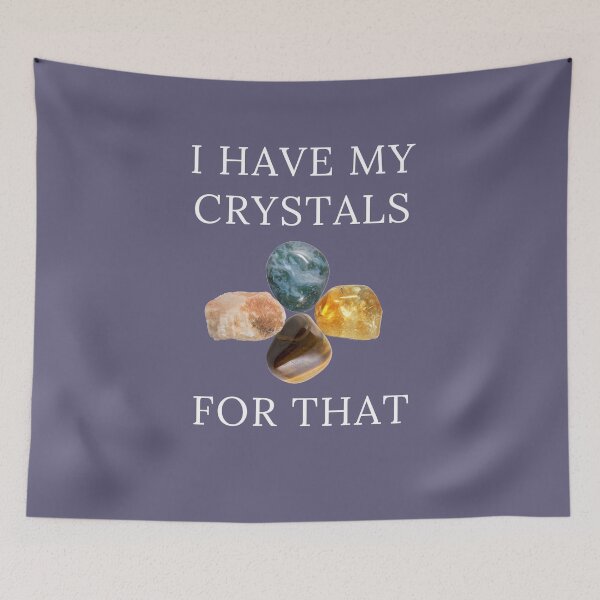 Item preview, I Have My Crystals For Depression Relief Crystal Power Shirt designed and sold by Klimentina.