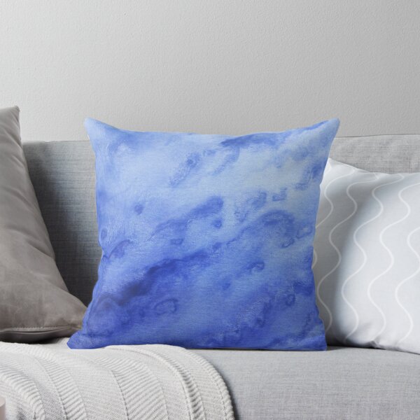 Item preview, Blue Organic Abstract Watercolor Decor designed and sold by Irina Sztukowski.
