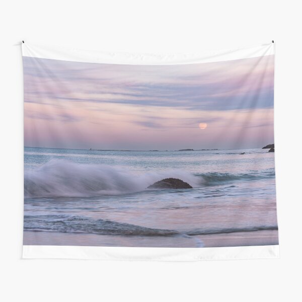 Pastel Moonrise Tapestry