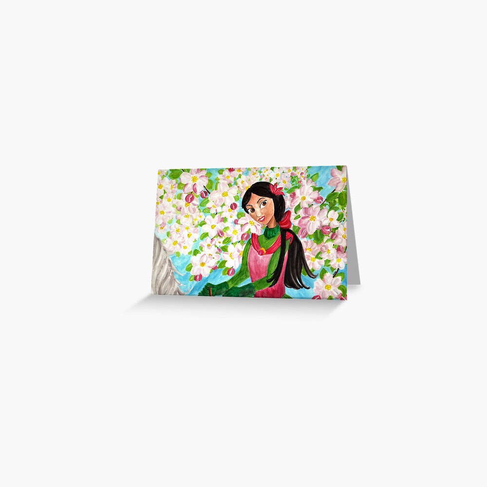 Princess Precious - In the Spring - Greeting Card (Blank) Greeting Card