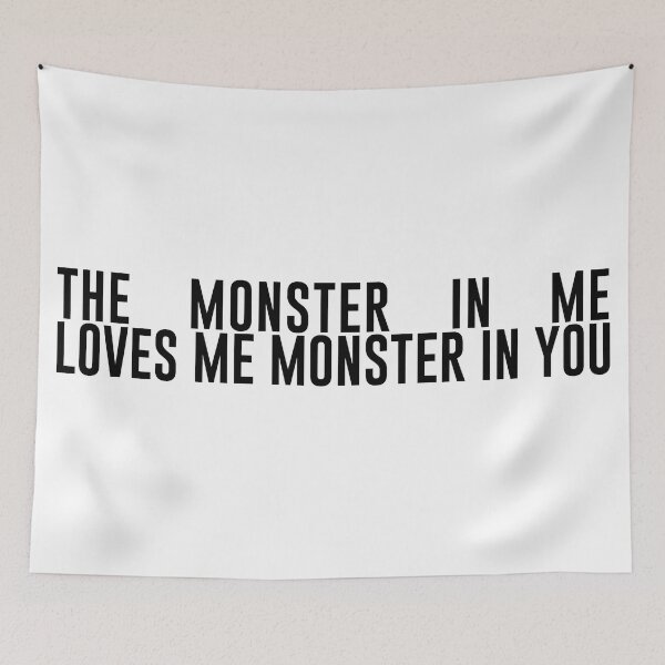 Item preview, The monster in me, loves the monster in you (Monster in me) designed and sold by SZN LR.