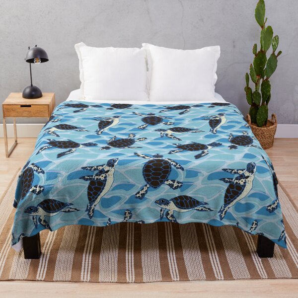 Item preview, Sea Turtle Hatchlings on True Blue designed and sold by ArtfulFreddy.