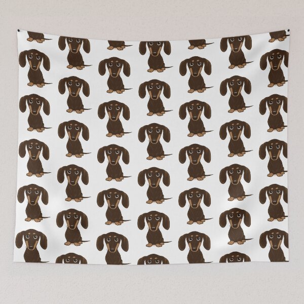 Item preview, Cute Chocolate Dachshund | Cartoon Wiener Dog designed and sold by Jenn Inashvili.