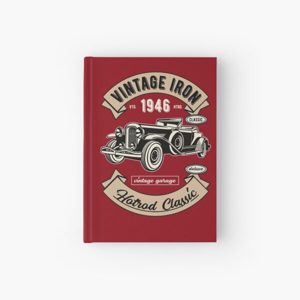 Vintage Deluxe Car Hardcover Journal