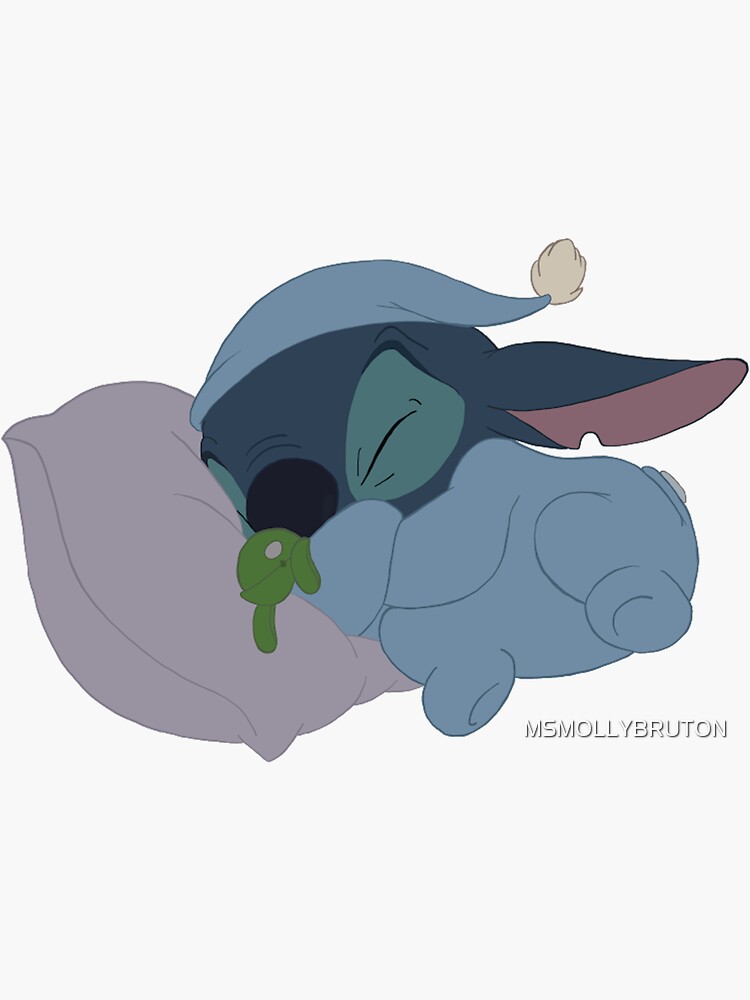 Stitch Sleeping by MSMOLLYBRUTON