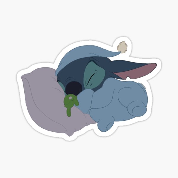 Stitch Sleeping Sticker