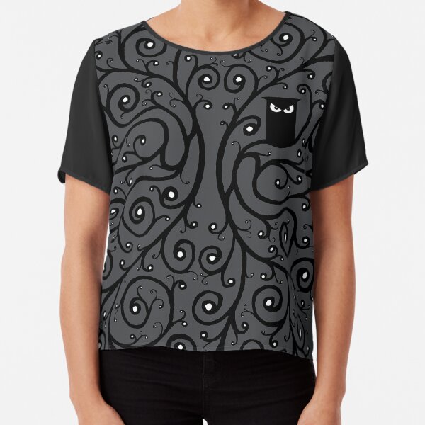 The Owl Chiffon Top
