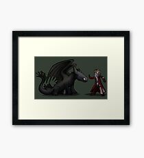 Easy boy.... Framed Print