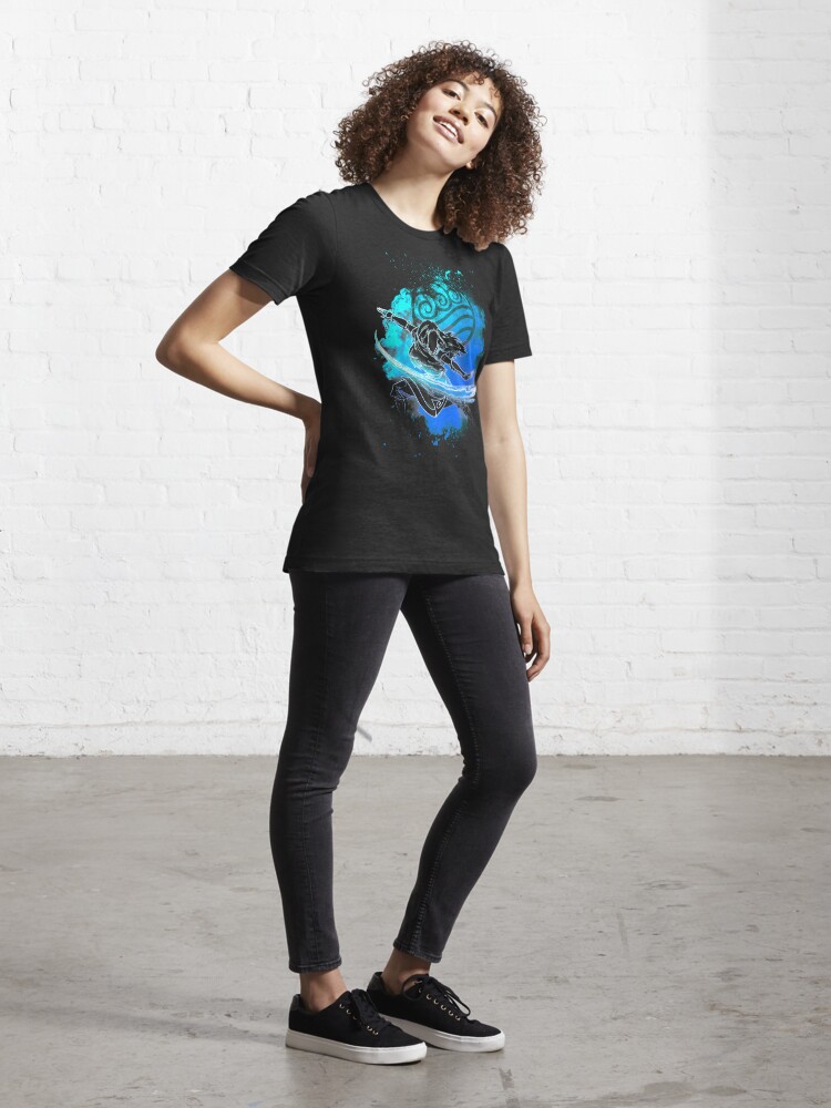 Thumbnail 4 of 7, Essential T-Shirt, Soul of the Waterbender Sister designed and sold by Donnie Art.