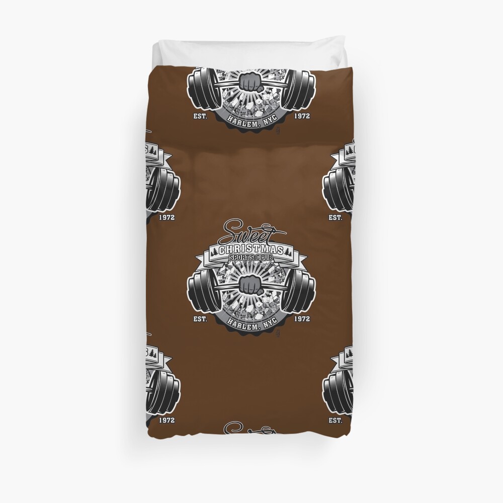 Sweet Christmas Sports Club Duvet Cover By Outofthedust Redbubble