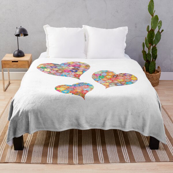 Item preview, Flower Pattern Lovehearts designed and sold by azule1.