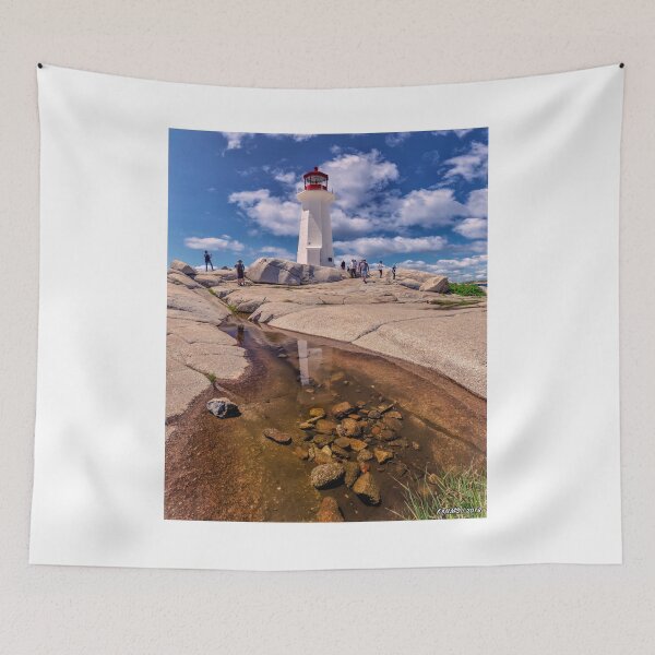 Item preview, Peggy's Cove Lighthouse & Tourists 04  designed and sold by kenmo.