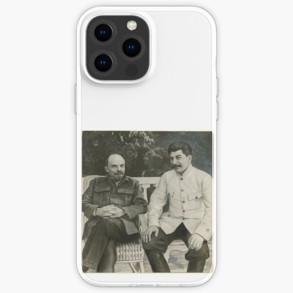 Heavily #retouched #photograph of #Stalin and #Lenin iPhone Soft Case
