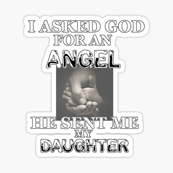 Angel Daughter Sticker
