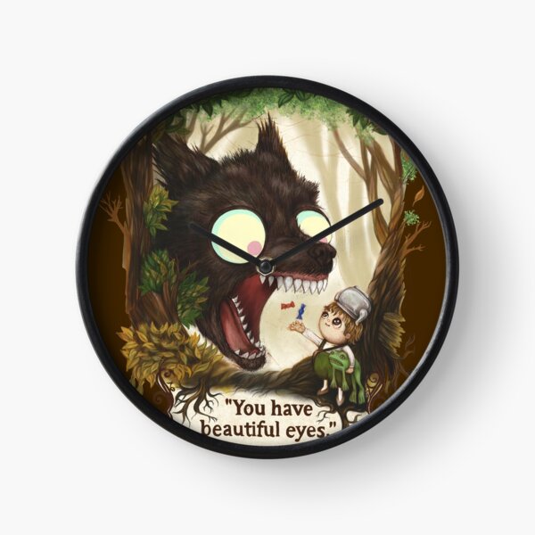 You have beautiful eyes - over the garden wall Clock