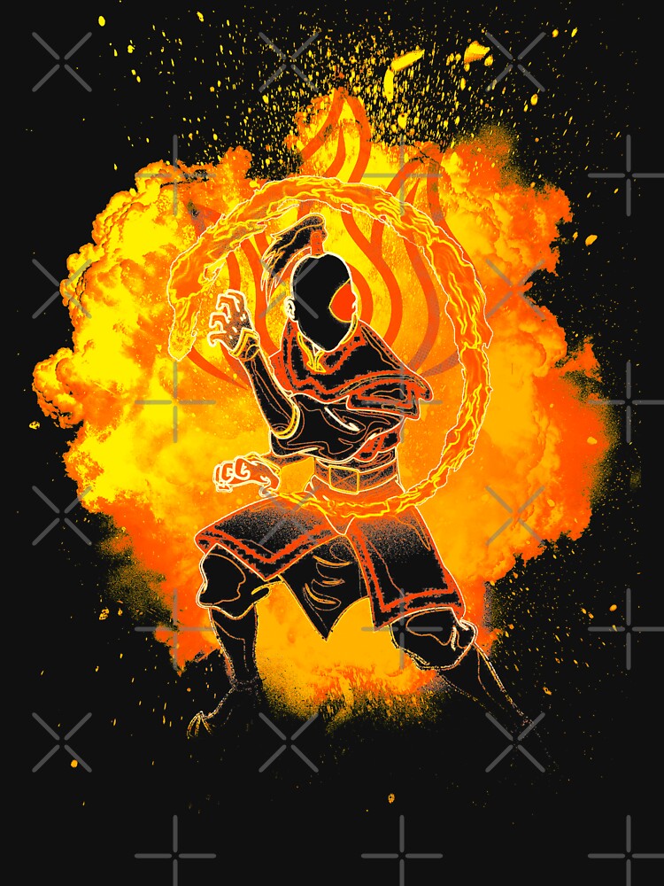Thumbnail 7 of 7, Essential T-Shirt, Soul of the Firebender designed and sold by Donnie Art.