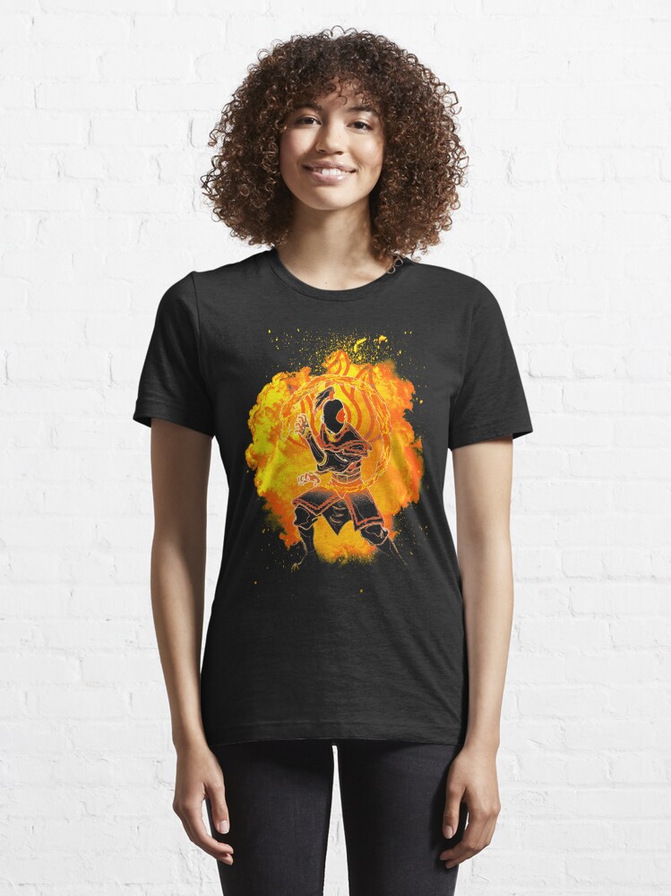 Thumbnail 6 of 7, Essential T-Shirt, Soul of the Firebender designed and sold by Donnie Art.