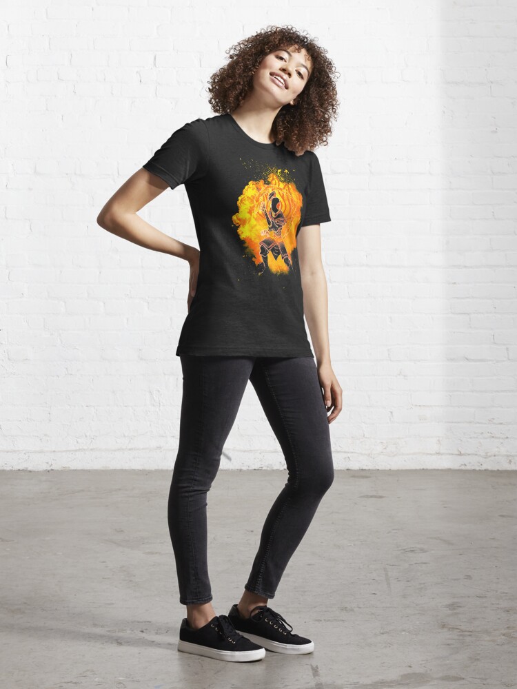Thumbnail 4 of 7, Essential T-Shirt, Soul of the Firebender designed and sold by Donnie Art.