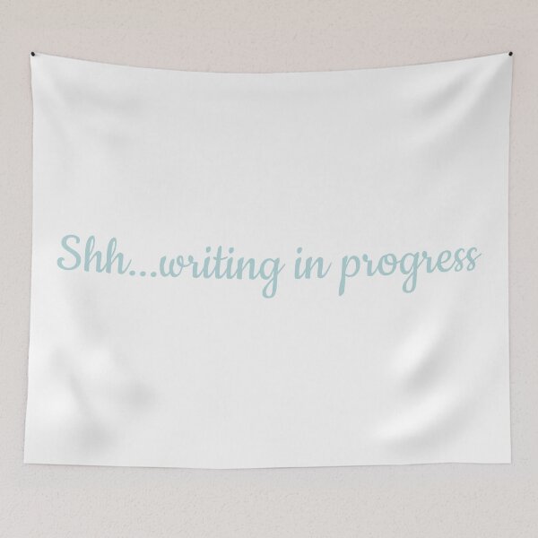 Item preview, Writing in Progress Sea Green designed and sold by TeaRoseWriter.