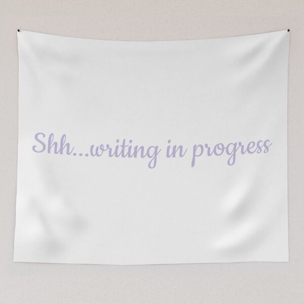 Item preview, Writing in Progress Lavender/Light Purple designed and sold by TeaRoseWriter.