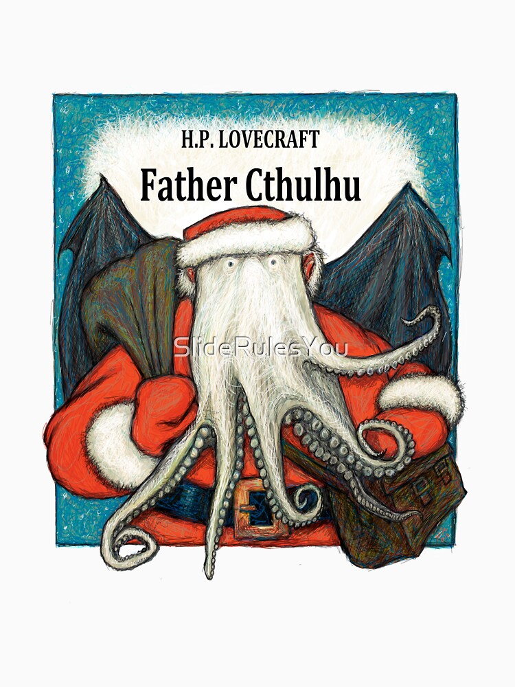 Thumbnail 7 of 7, Classic T-Shirt, Father Cthulhu designed and sold by SlideRulesYou.