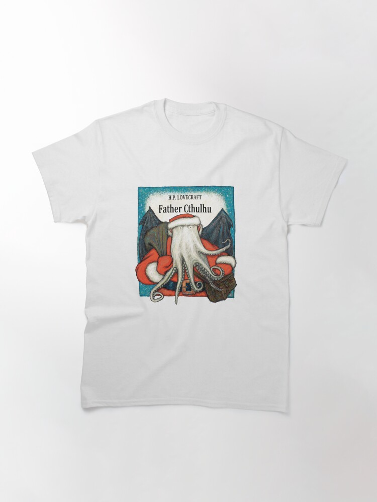 Thumbnail 3 of 7, Classic T-Shirt, Father Cthulhu designed and sold by SlideRulesYou.