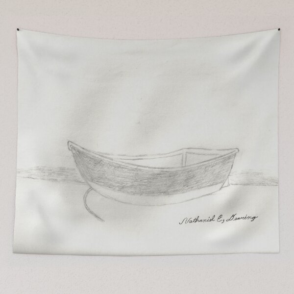 Item preview, Rowboat on the Beach [Graphite Pencil] designed and sold by Nathaniel E. Dearing.