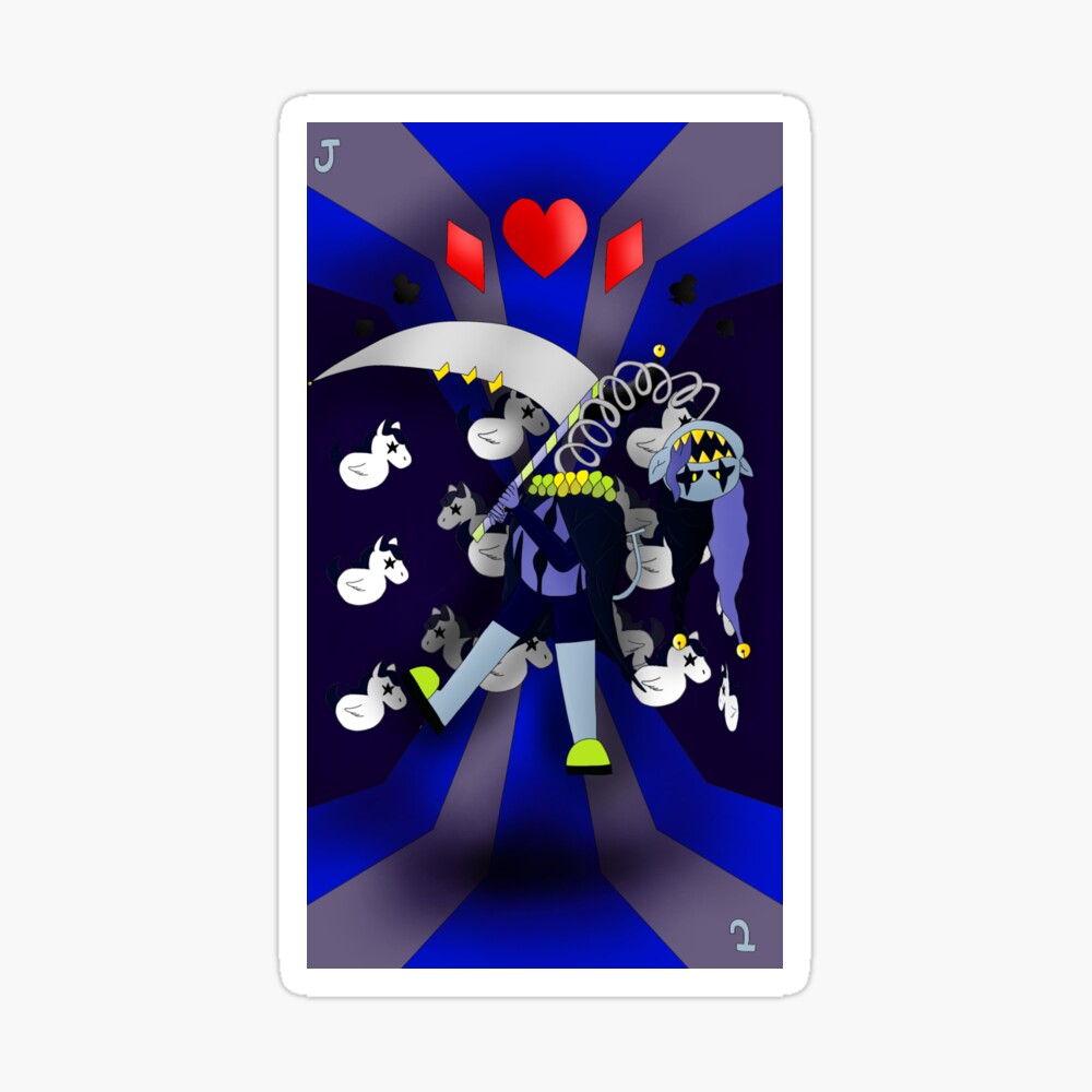 Undertale Deltarune Omega Flowey Boss Art Print Trading Card Collection #25