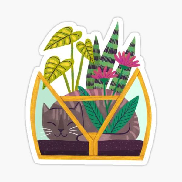 Cat Terrarium Sticker
