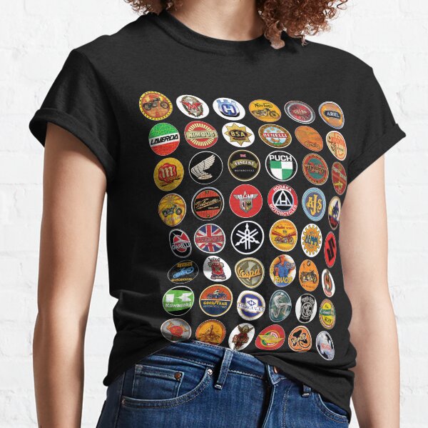 Motos Antiguas Camiseta clásica