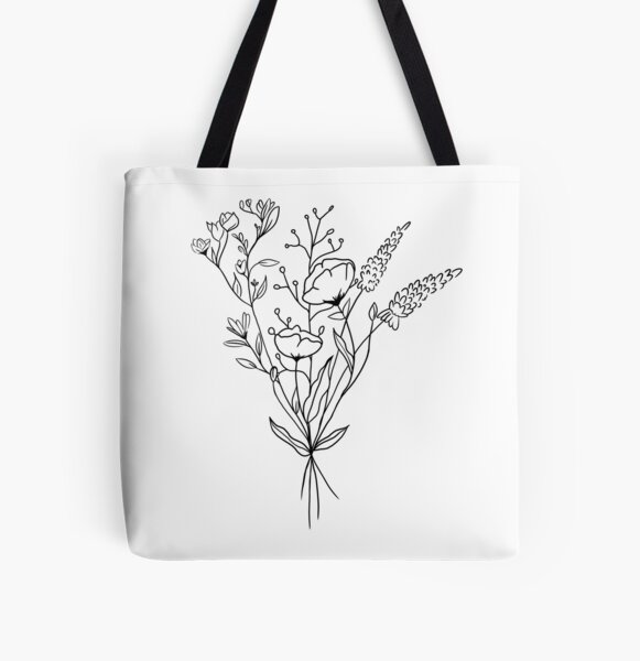 Wildflower Bouquet Tote Bag - Wheaton Garden Works Co.