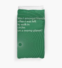Hitchhikers' circle Duvet Cover