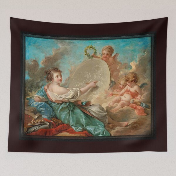 Item preview, Allegory of Painting by Francois Boucher designed and sold by Xzendor7 Digital Art Creations.