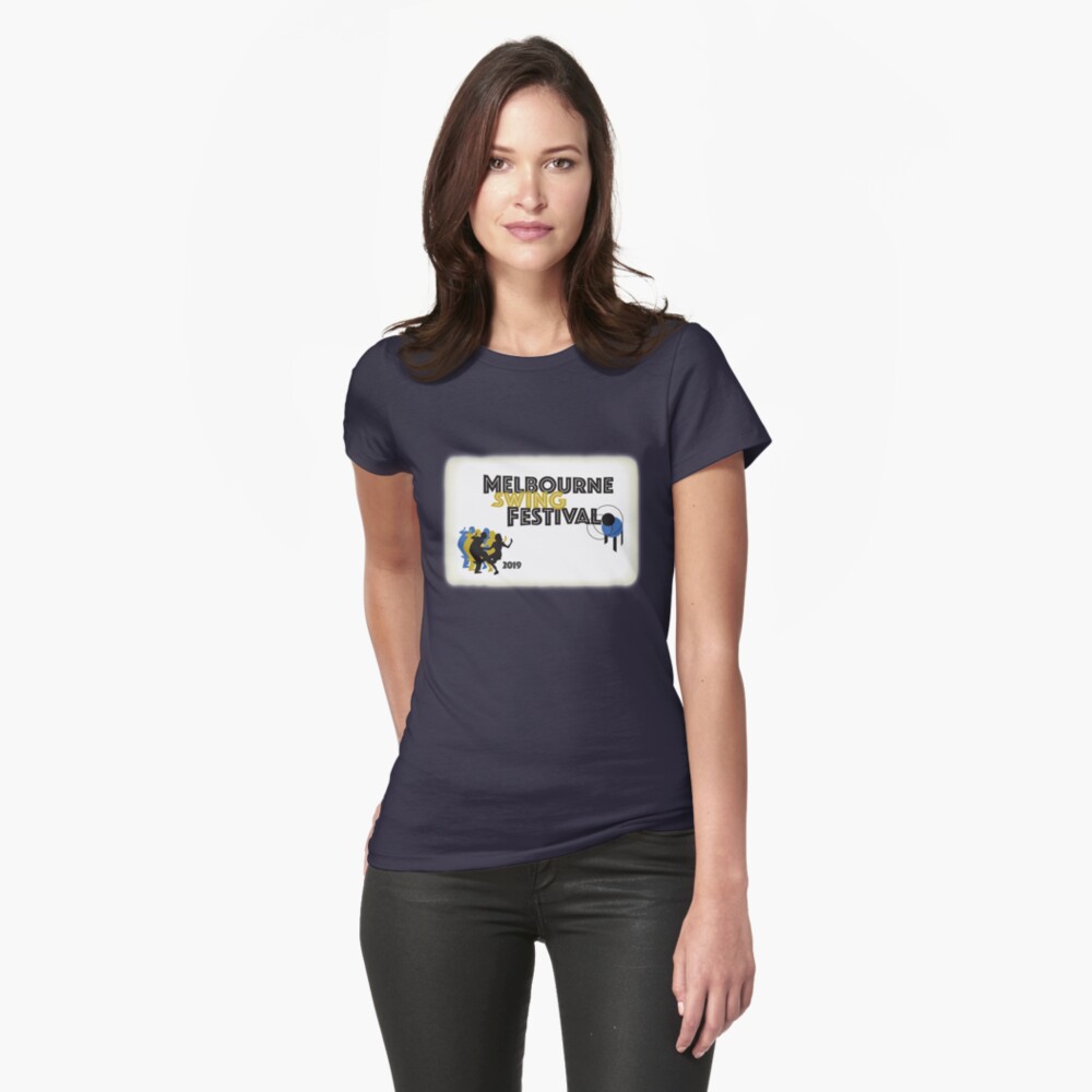 Melbourne Swing Festival 2019 Fitted T-Shirt