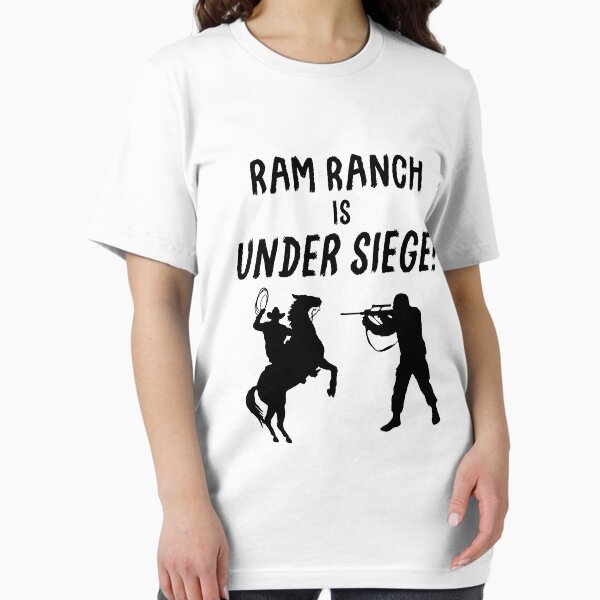 Item preview, Ram Ranch Is Under Siege! - Black designed and sold by FuzzCanyon.