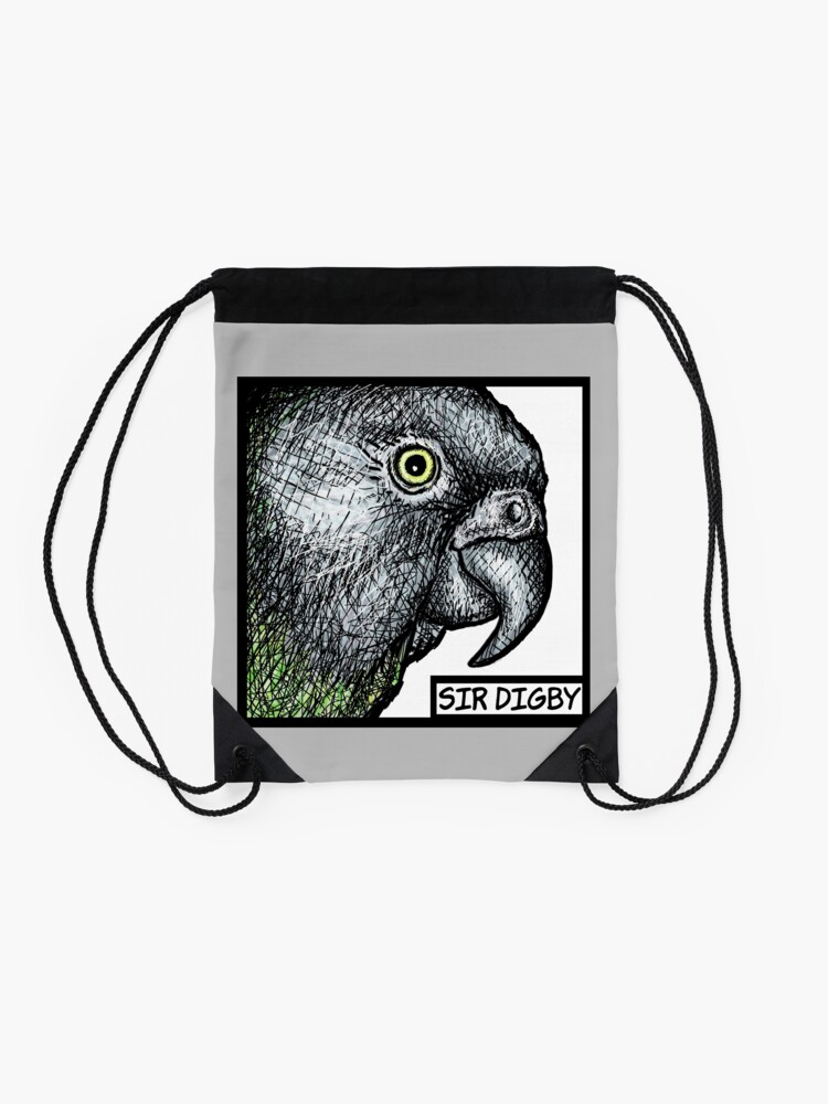 Alternate view of "Sir Digby, 2014" Drawstring Bag