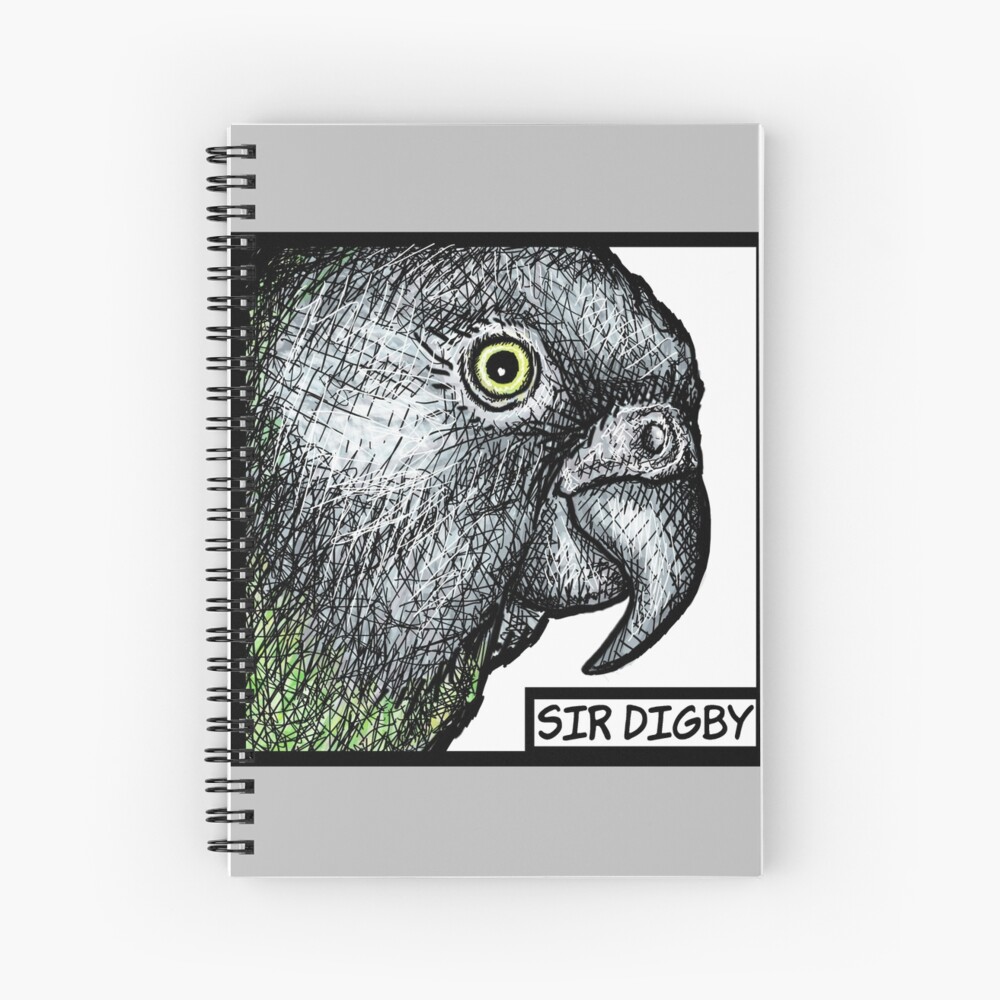 "Sir Digby, 2014" Spiral Notebook