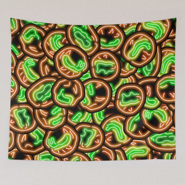 Item preview, Neon Eyeholes from Rick and Morty Seamless Pattern designed and sold by gkillerb.