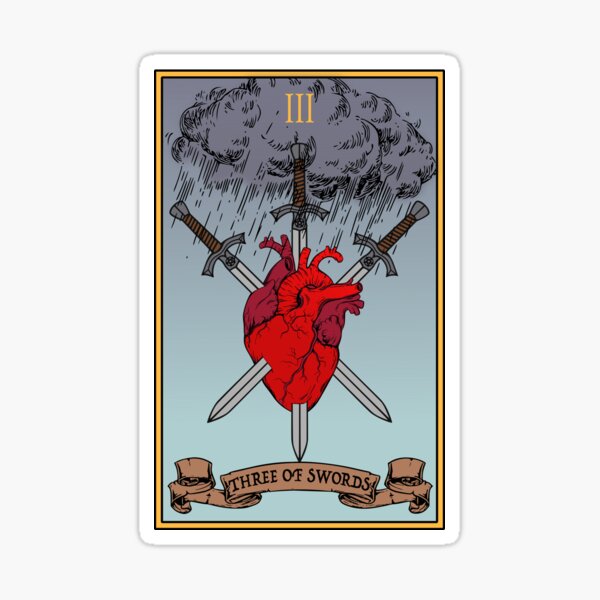 Tattoo uploaded by Stacie Mayer  3 of Swords tarot card by Kaitlin  Greenwood neotraditional KaitlinGreenwood tarot card tarotcard heart  sword  Tattoodo